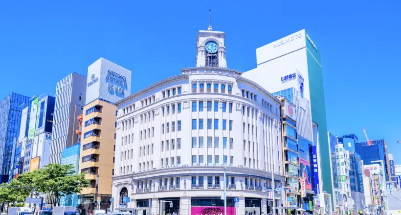 銀座のバーチャルオフィスがある街の写真