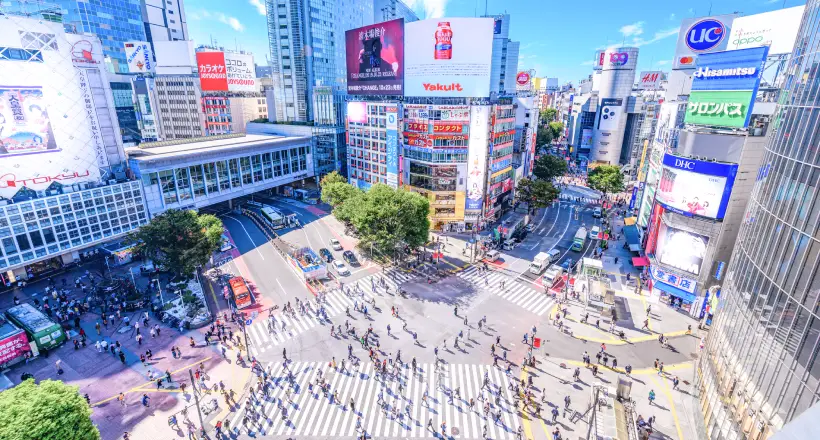 渋谷のバーチャルオフィスがある街の写真